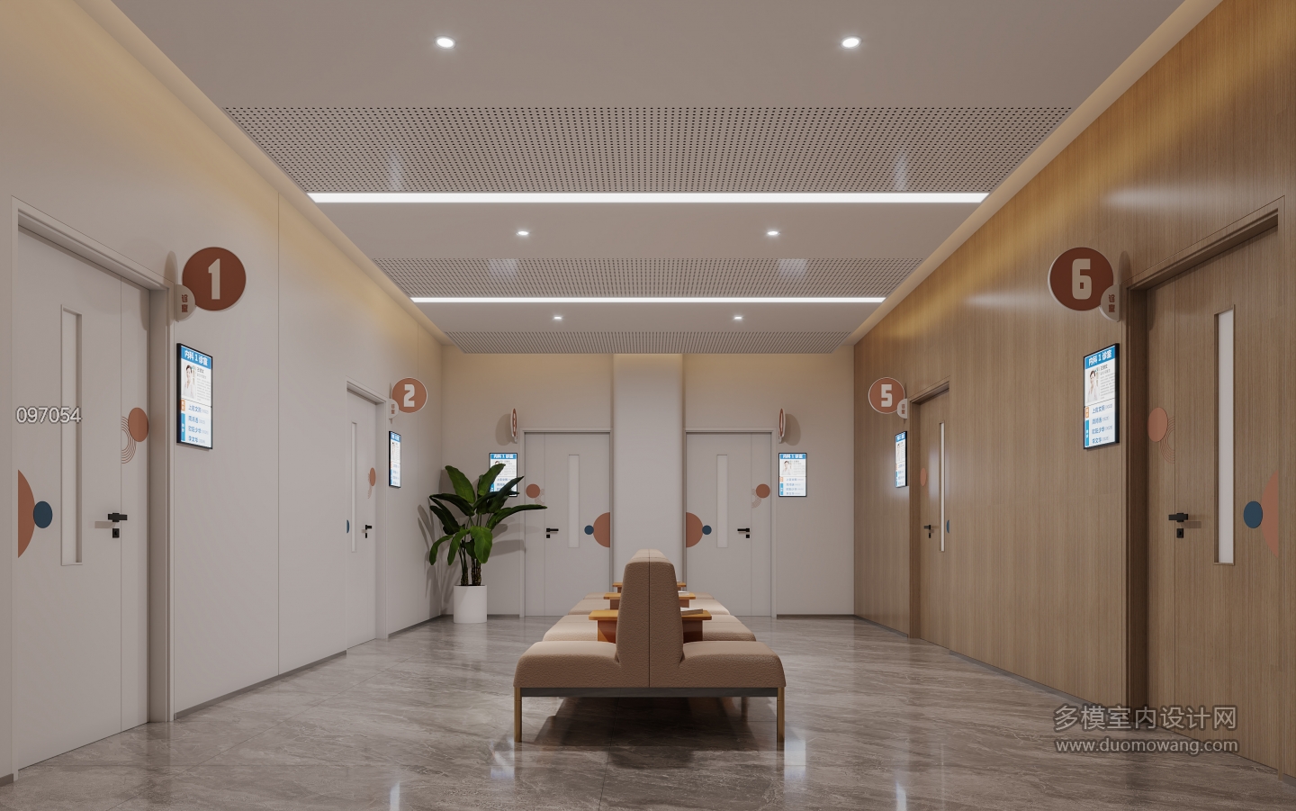 现代 一层 候诊厅