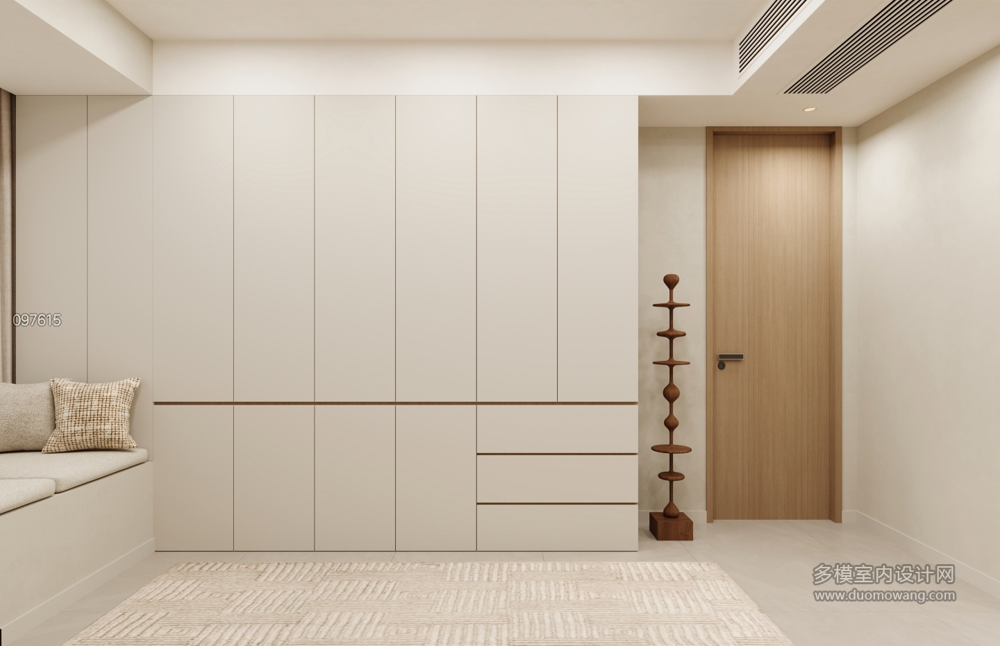 现代 主卧 单张2