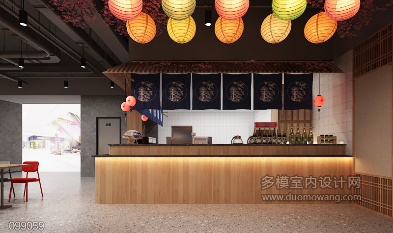 工业风汉堡店