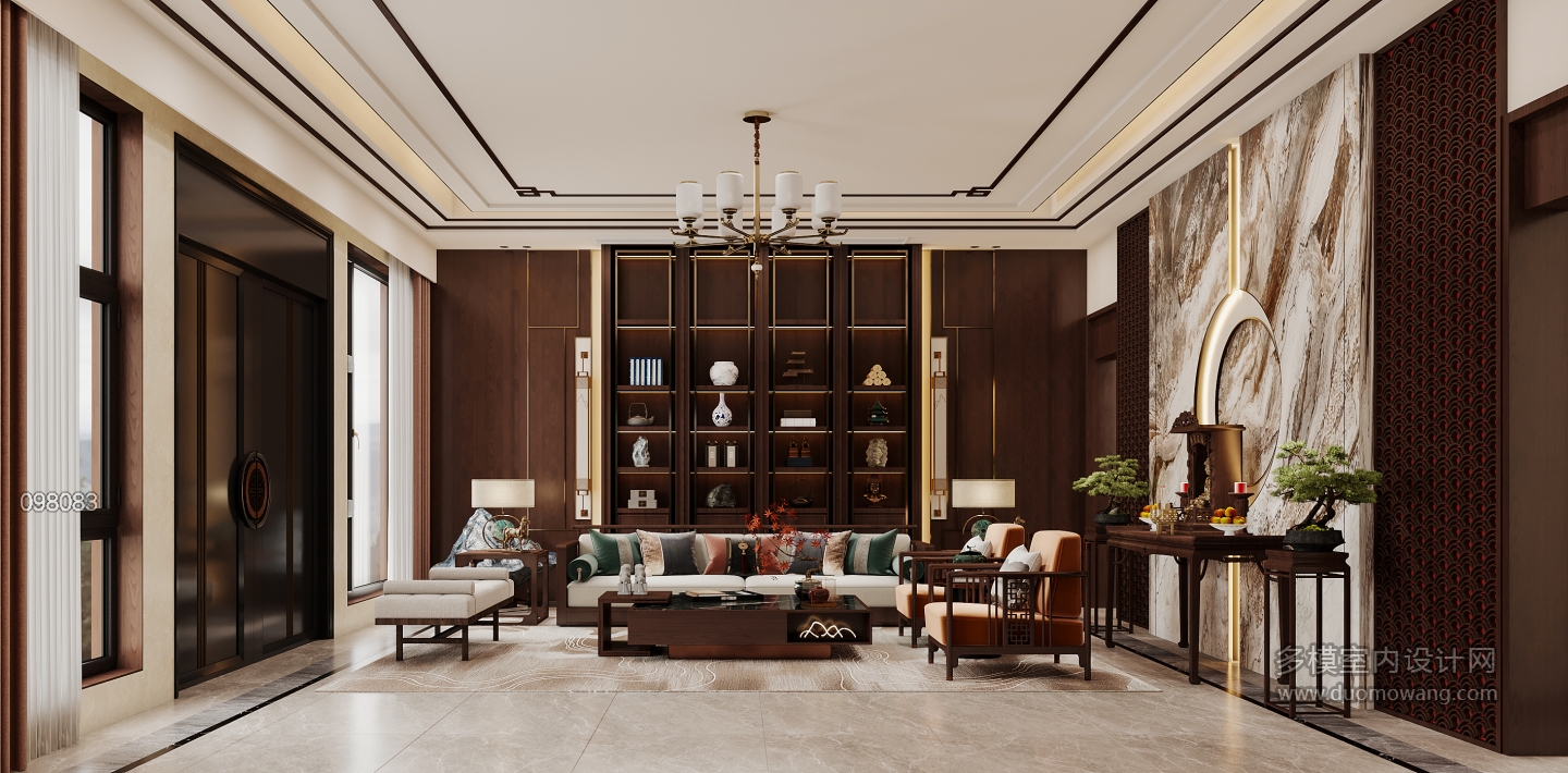 新中式-客厅特写2