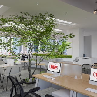 现代办公区三楼单张4