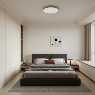 现代 卧室 单张