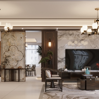 新中式新中式客厅