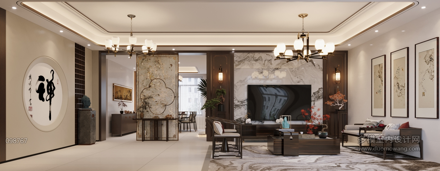 新中式新中式客厅