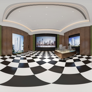 现代售楼部全景1