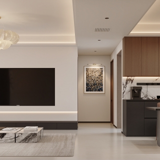 现代电视背景特写