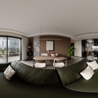 中古风 客厅全景