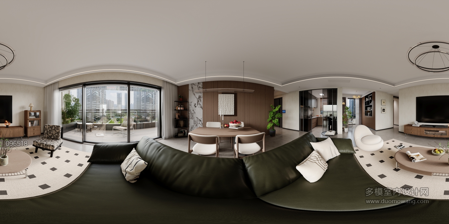 中古风 客厅全景