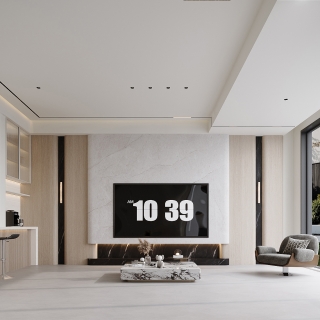 客厅静态3 意式轻奢