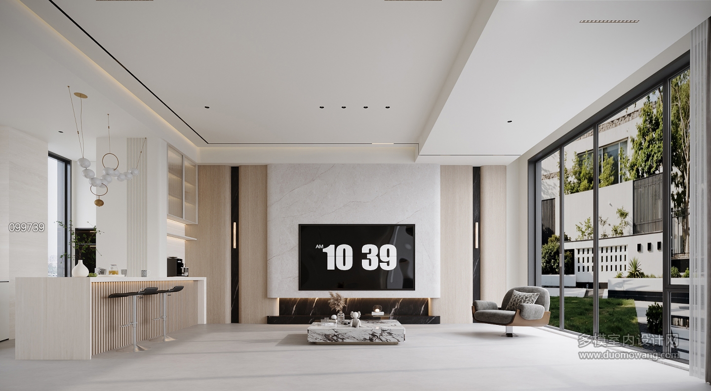 客厅静态3 意式轻奢