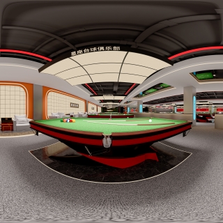 现代台球室
