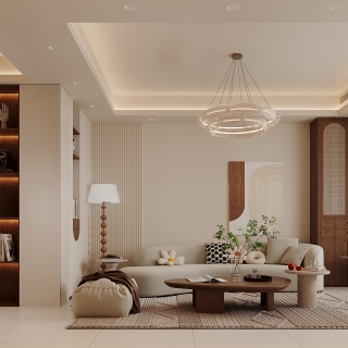 现代客厅单张二