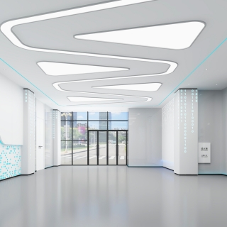 现代科技电梯厅