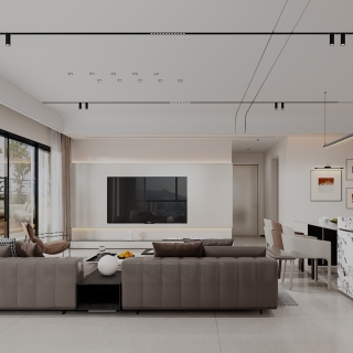 现代客餐厅静态二