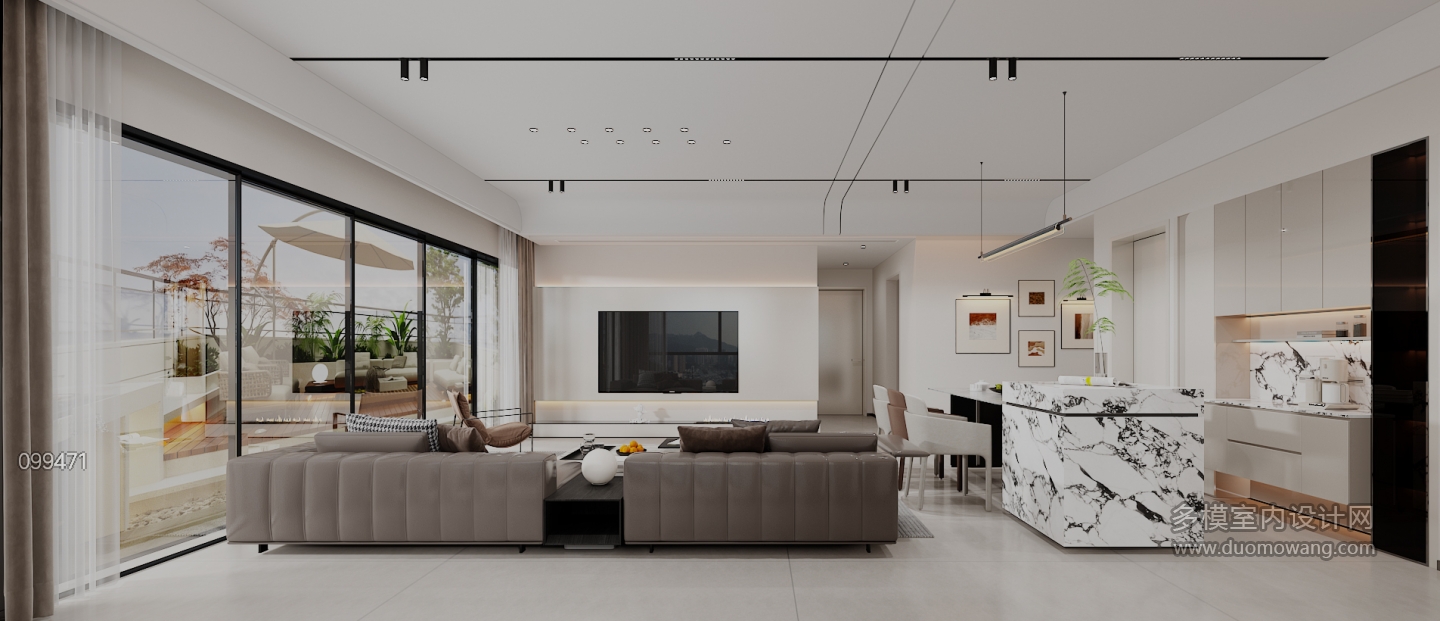 现代客餐厅静态二