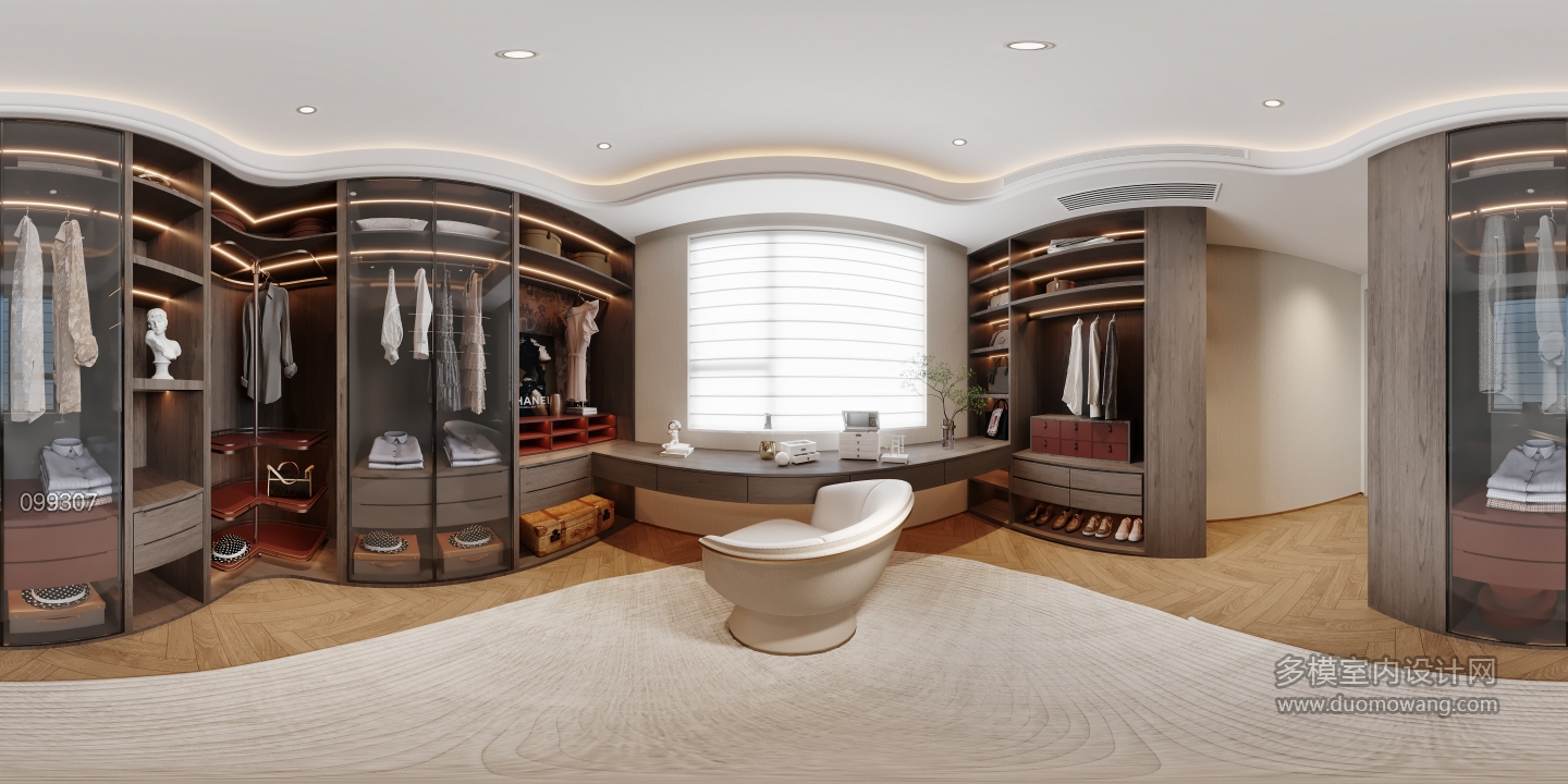 现代轻奢衣帽间