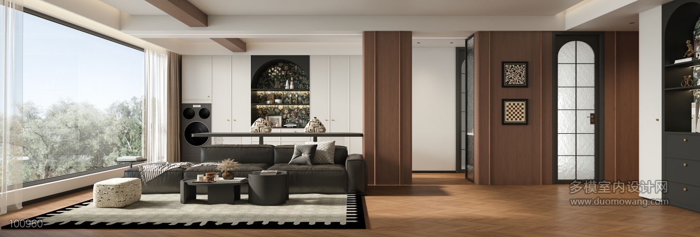 法式沙发墙特写