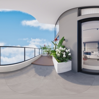 现代大阳台-全景