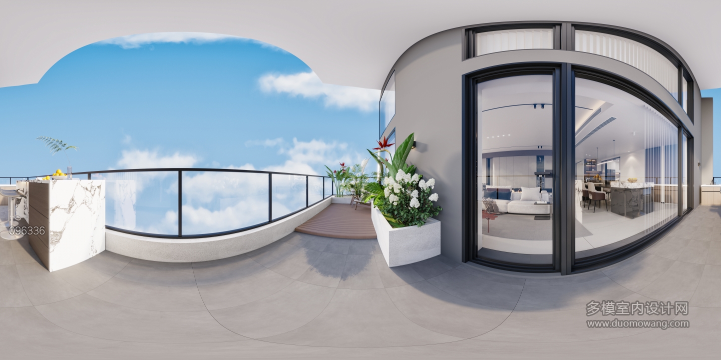 现代大阳台-全景