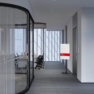 现代办公区三楼单张5