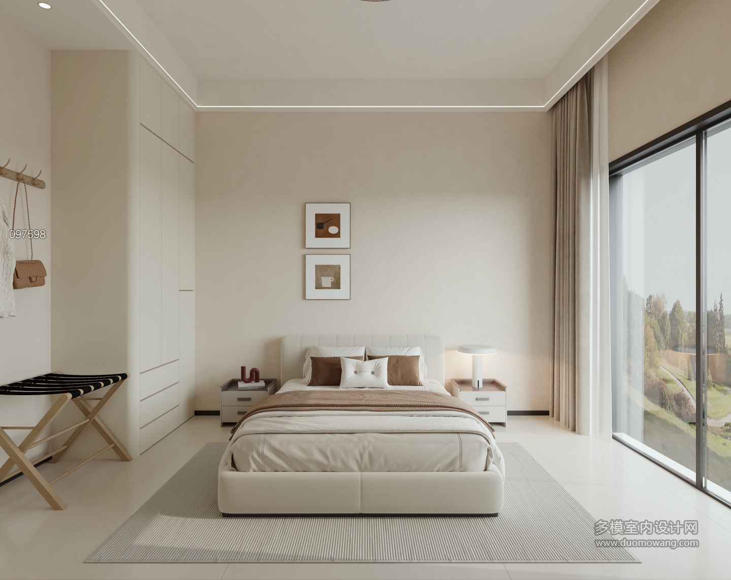 现代二楼 卧室4 单张