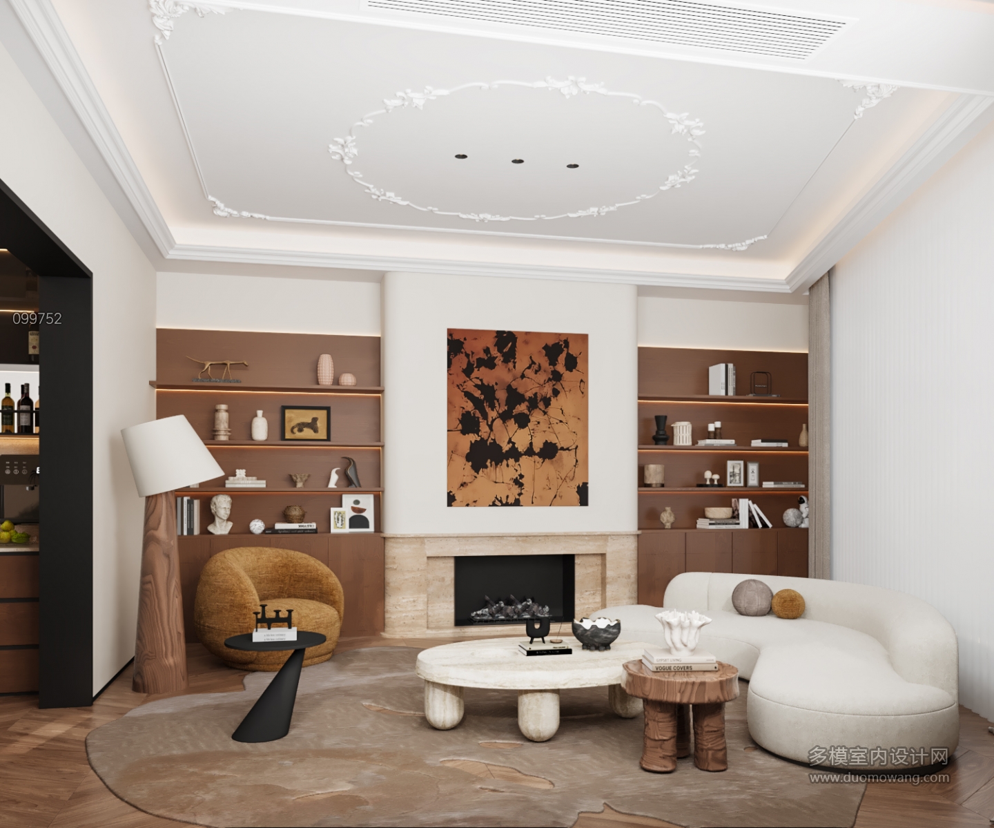 现代一层会客厅