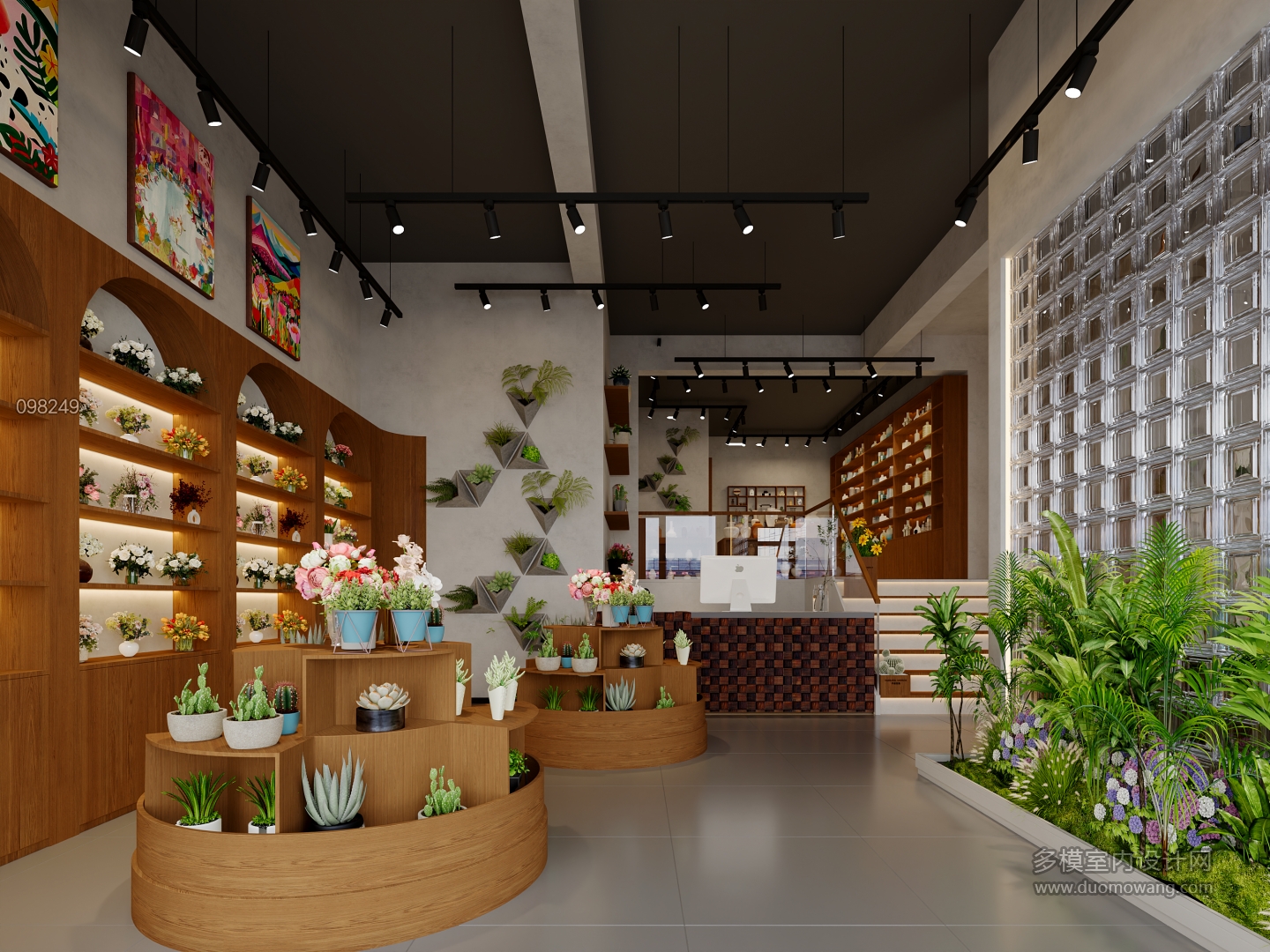 工业风花店特写1