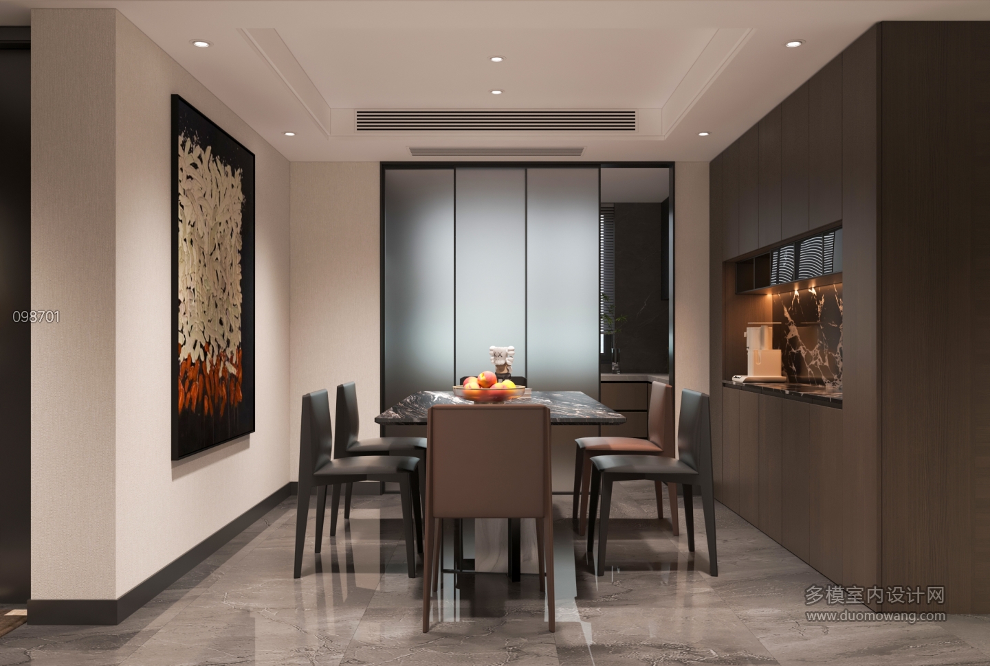 现代客餐厅单张2