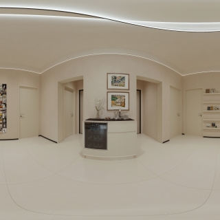 现代 二楼 楼梯间 全景