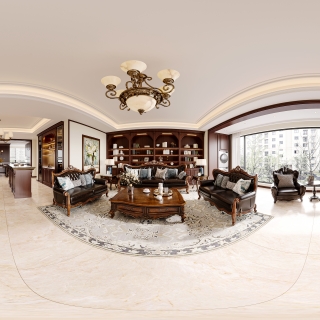 美式客厅360