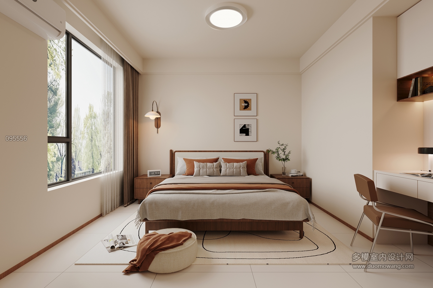 现代老人房单张