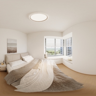 奶油原木老人房