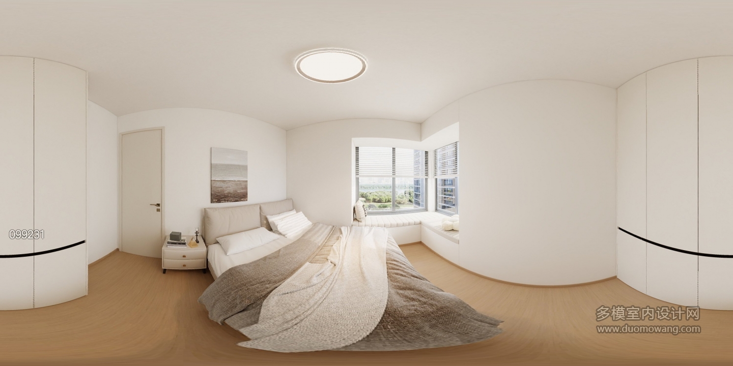 奶油原木老人房