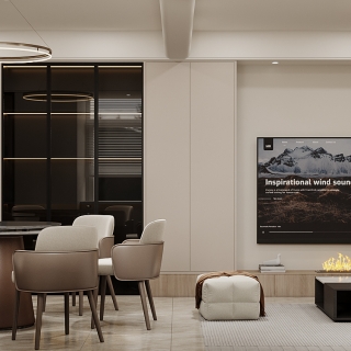 现代-客厅特写1