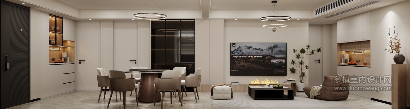 现代-客厅特写1