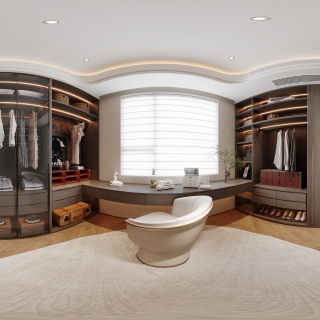 现代轻奢衣帽间