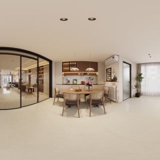 4现代中古风厨房