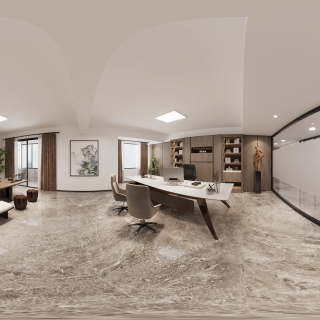 现代办公室全景