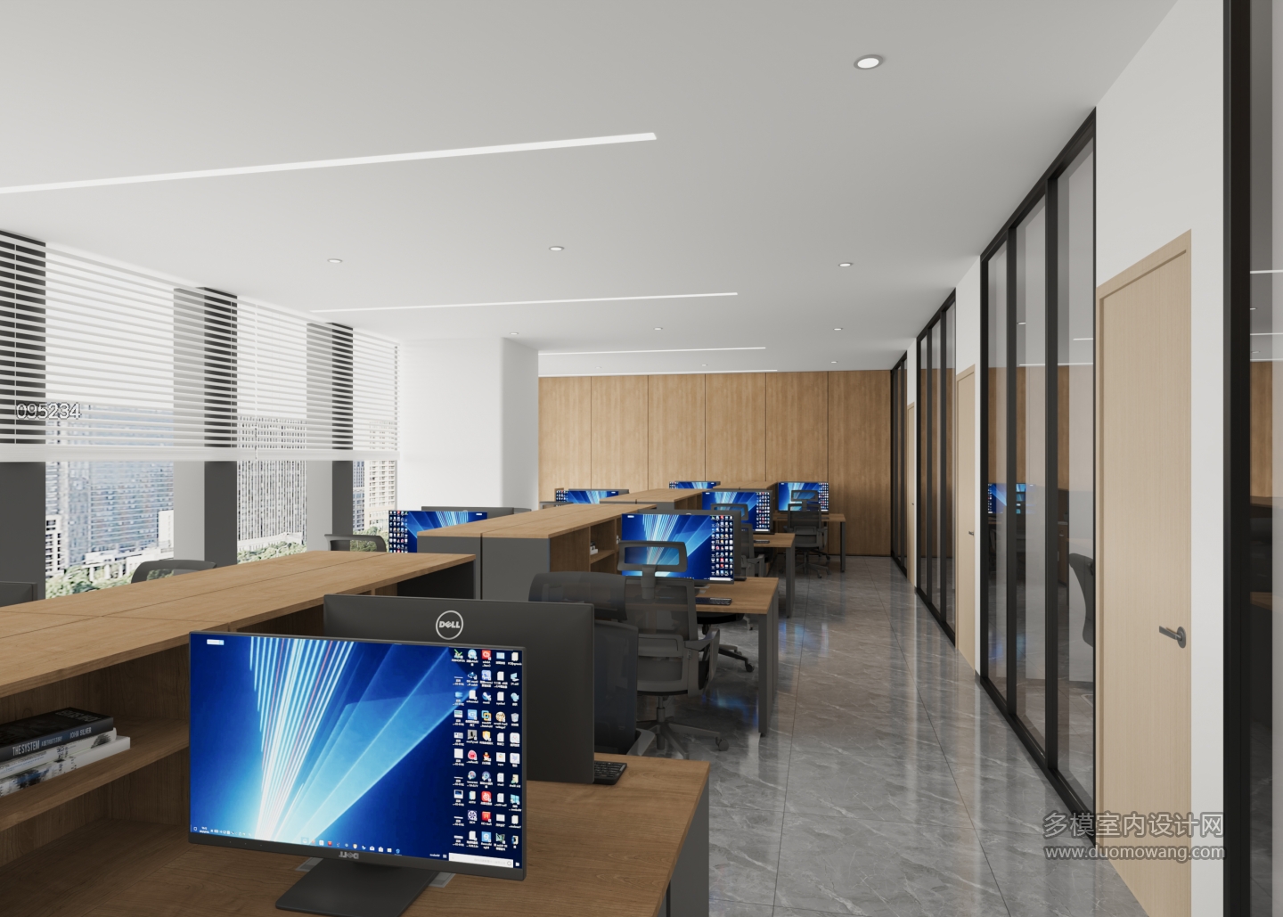 现代办公区静态