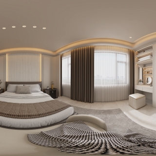 意式二楼主卧360