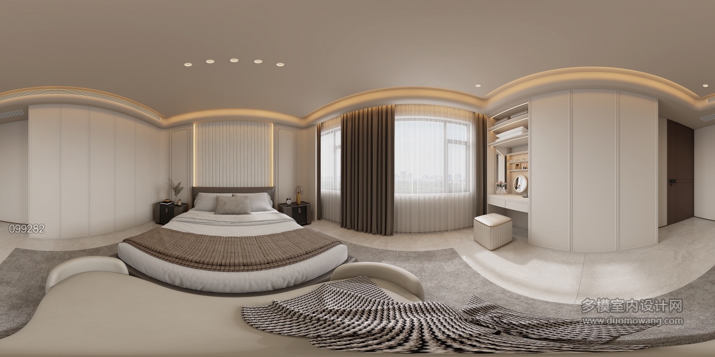 意式二楼主卧360