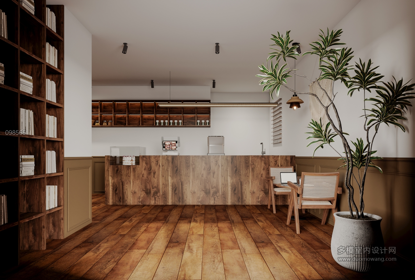 复古面包店特写