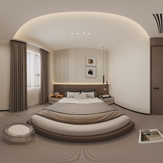 现代三楼客房全景