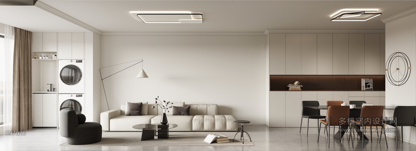 现代 客餐厅 单张1