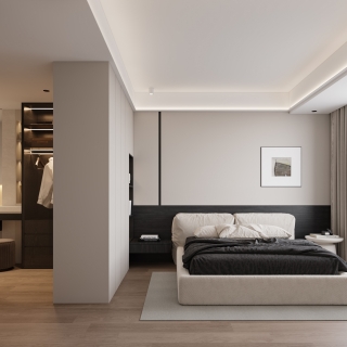 现代主卧特写 (1)