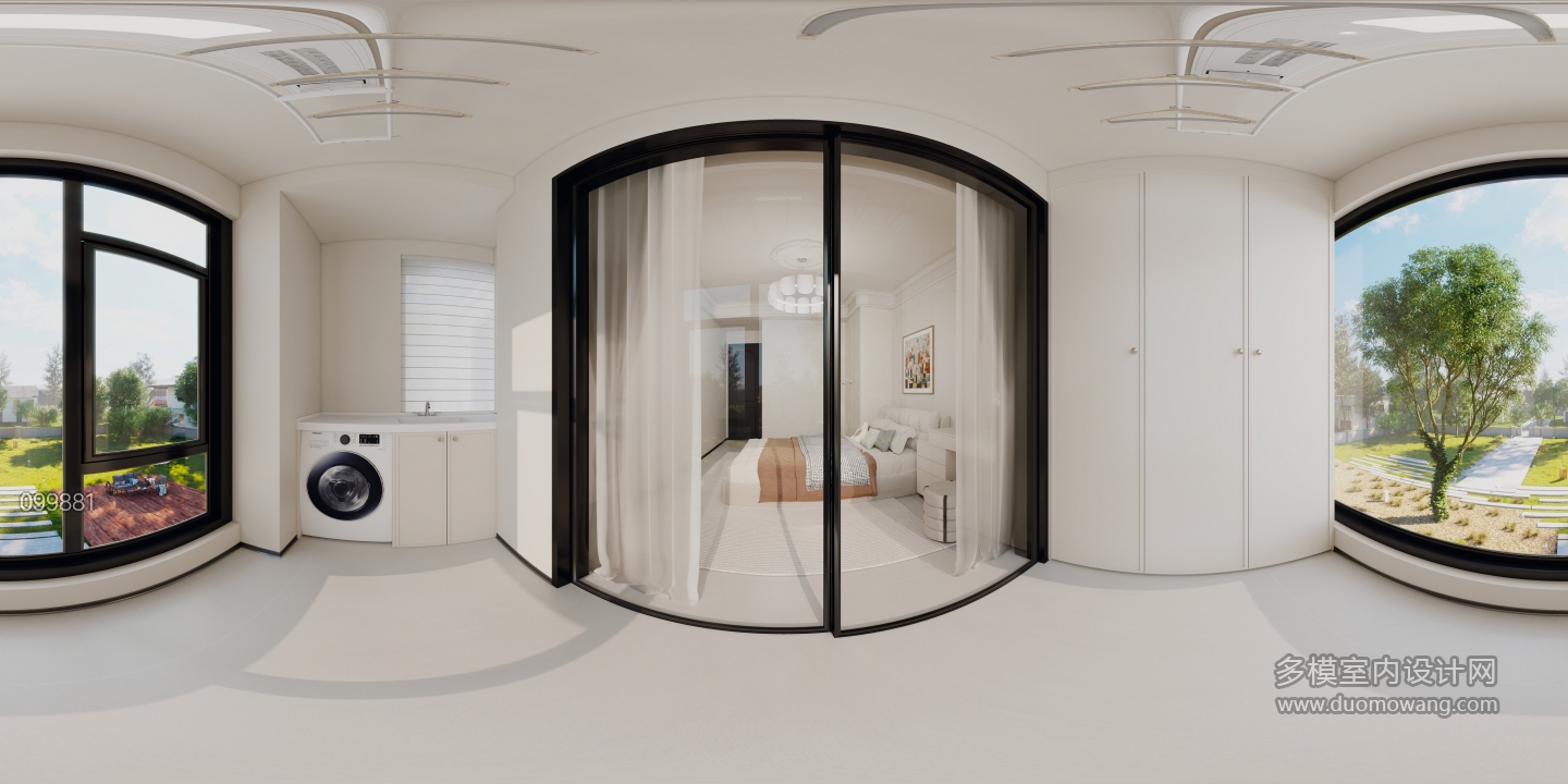 奶油客卧2 阳台