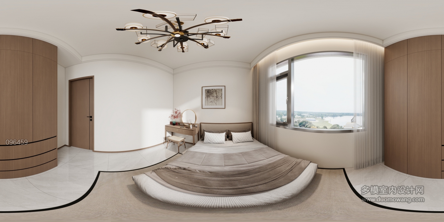 新中式二楼次卧