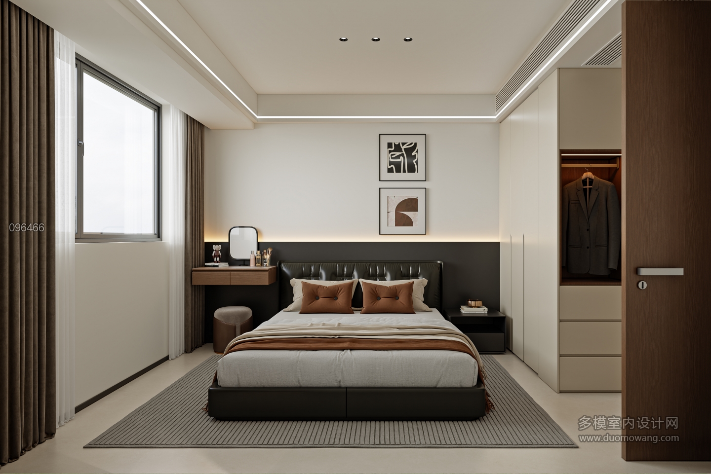 尚林花苑_卧室2-001