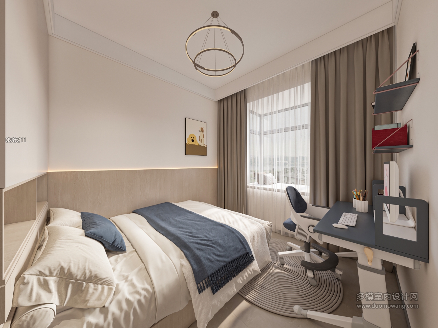 现代儿童房单张