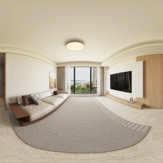 现代客餐厅全景